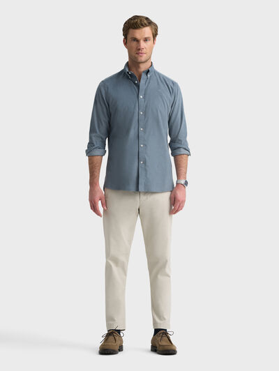 CAMISA MICROPANA AZUL