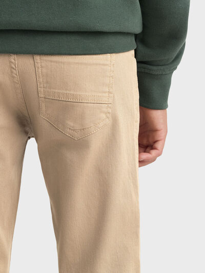 PANTALON 5 POCKETS KIDS CAMEL