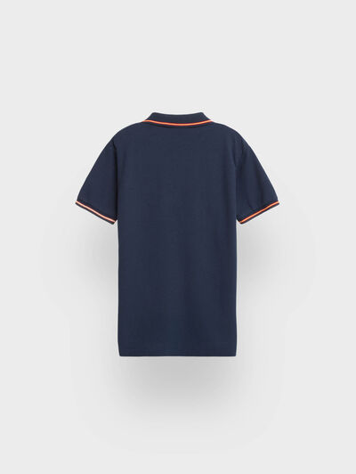 POLO FLAG KIDS AZUL MARINO