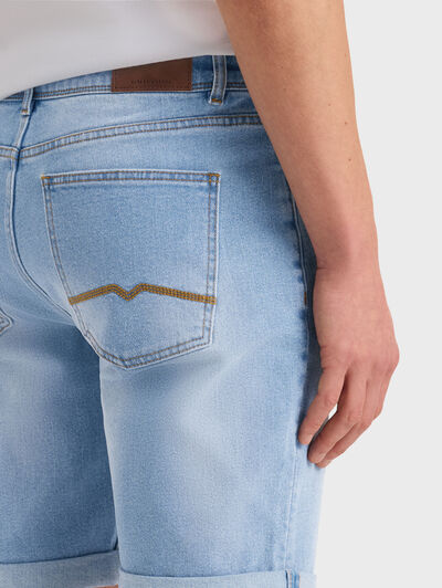 BERMUDA DENIM VUELTA AZUL