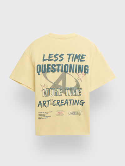 CAMISETA ART AMARILLO