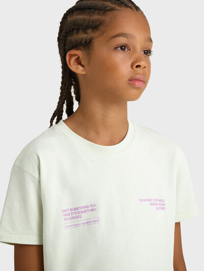 CAMISETA MOTIVATION KIDS VERDE