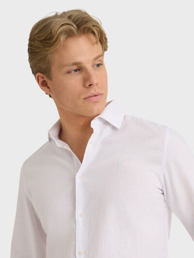 CAMISA LINO ALEX BLANCO
