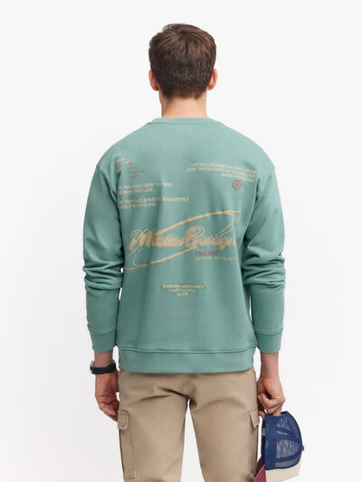 SUDADERA RELIEVE VERDE