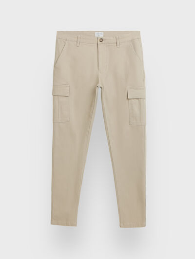 PANTALON CARGO ELVIS BEIGE