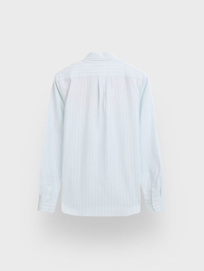 CAMISA OXFORD STRIPES VERDE