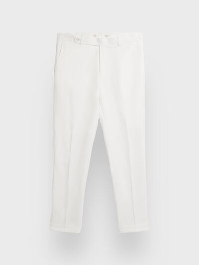 PANTALON CAPO TWILL BLANCO