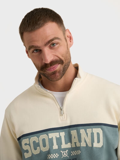 SUDADERA SCOTLAND BEIGE