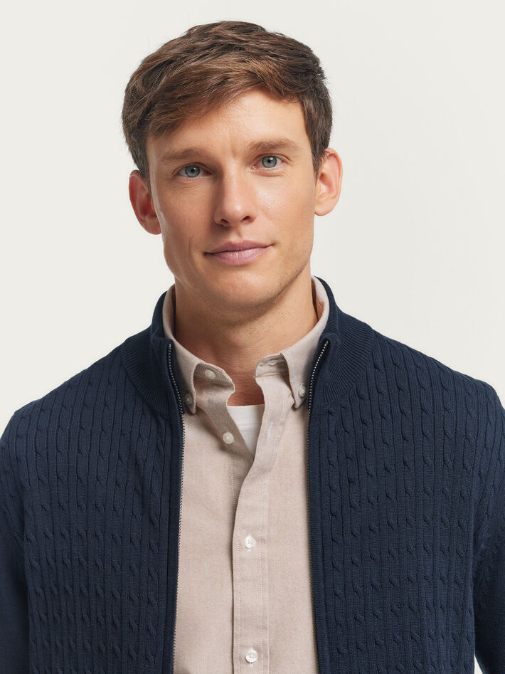 CARDIGAN OCHOS AZUL MARINO