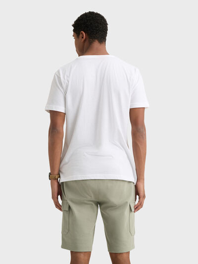 CAMISETA MELANGE BLANCO