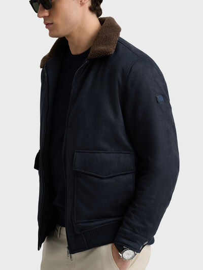 CAZADORA CAMDEN AZUL MARINO