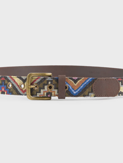 CINTURON ETNICO CUSCO AZUL