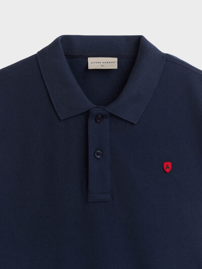 POLO WARHOL AZUL MARINO