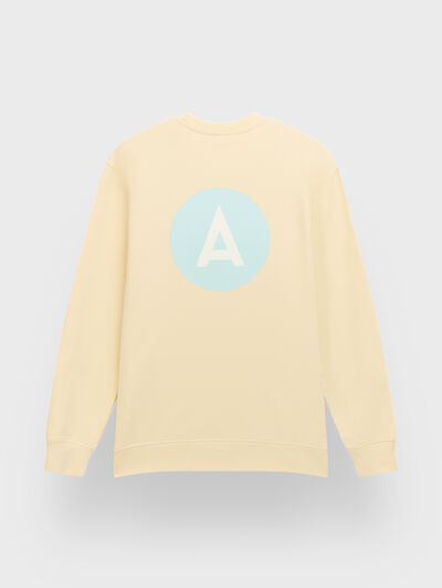 SUDADERA LOGO AMARILLO