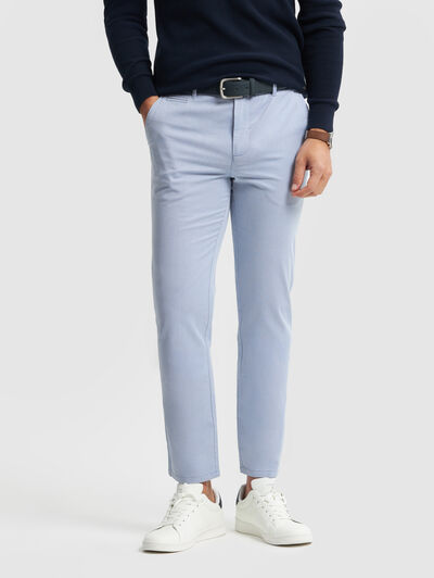 PANTALON DIAGONAL AZUL MARINO