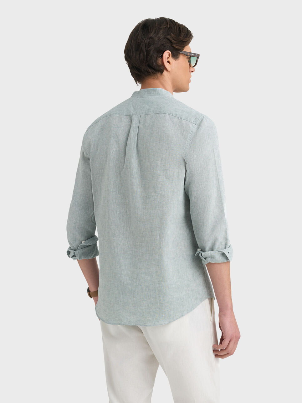 POLERA LINO MAO CONTRASTE