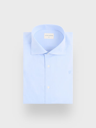 CAMISA DIAGONAL ROMA CELESTE