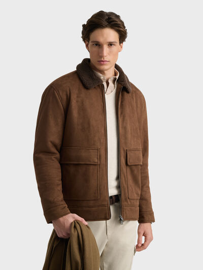 CAZADORA MOSBY MARRÓN