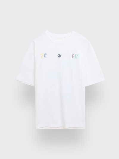 CAMISETA LETTERS BLANCO