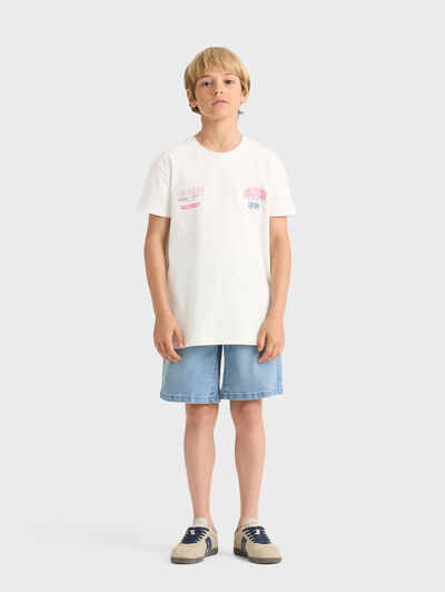 CAMISETA GRATITUDE KIDS BLANCO