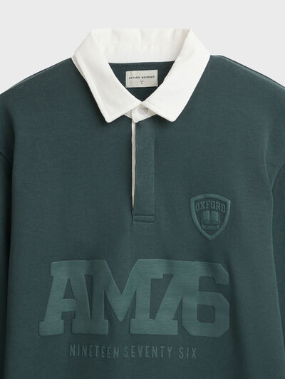 SUDADERA POLO AM1976 VERDE