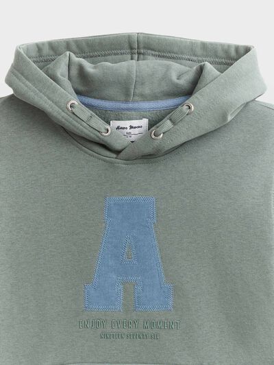 SUDADERA MOMENT KIDS VERDE