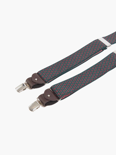 TIRANTES JACQUARD VERDE