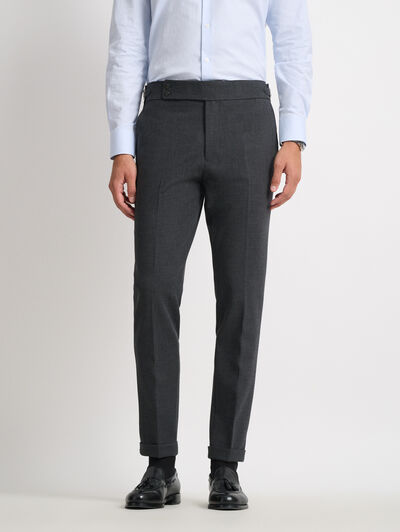 PANTALON GURKHA GRIS