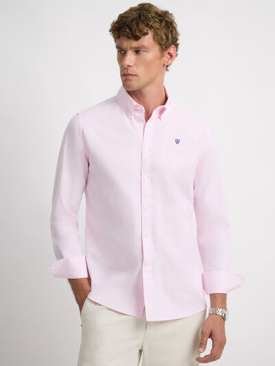 CAMISA OXFORD BASIC ROSA