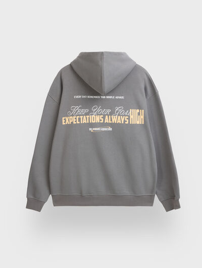 SUDADERA REMEMBER GRIS