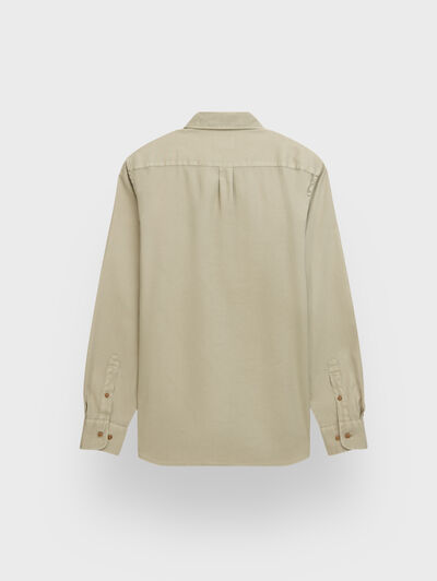 CAMISA PANAMA BOLSILLOS VERDE