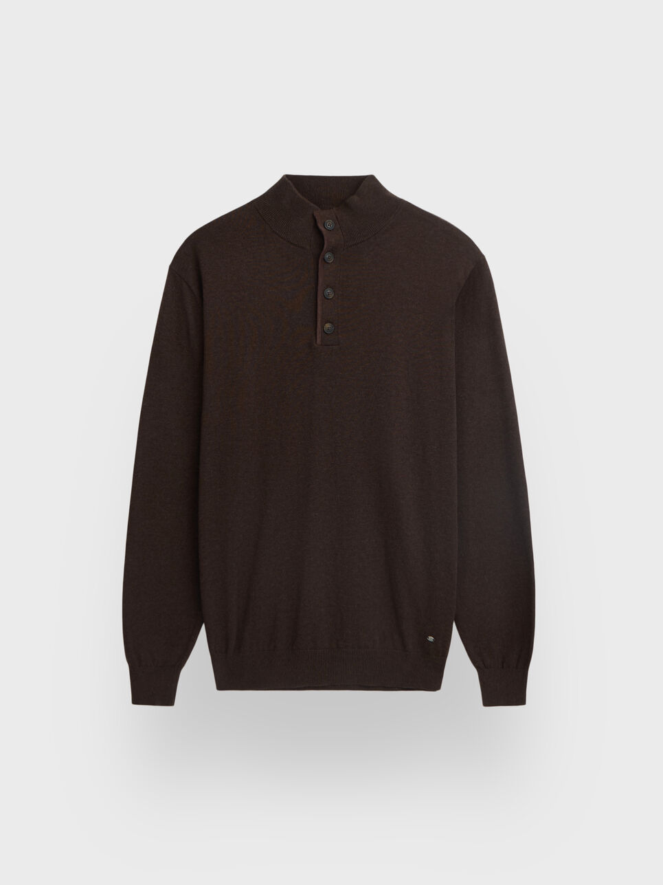 JERSEY BUTTON COLLAR