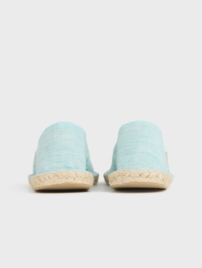 ESPADRILLES LINEN VERDE AGUA