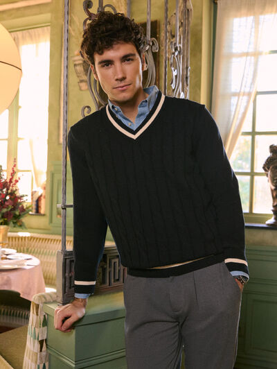 JERSEY MONACO AZUL MARINO