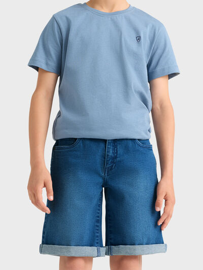 BERMUDA DENIM VUELTA KIDS AZUL