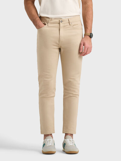 PANTALON PIGMENT BEIGE