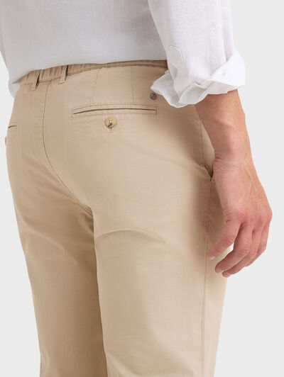 PANTALON LINO BEIGE