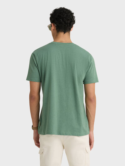 CAMISETA MELANGE VERDE