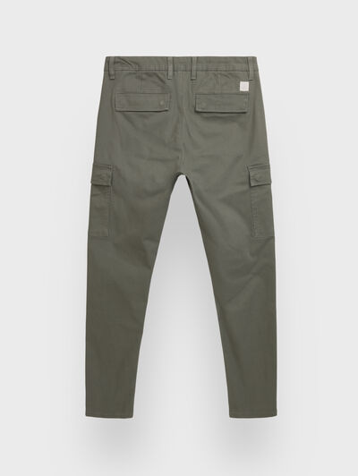 PANTALON CARGO ELVIS VERDE