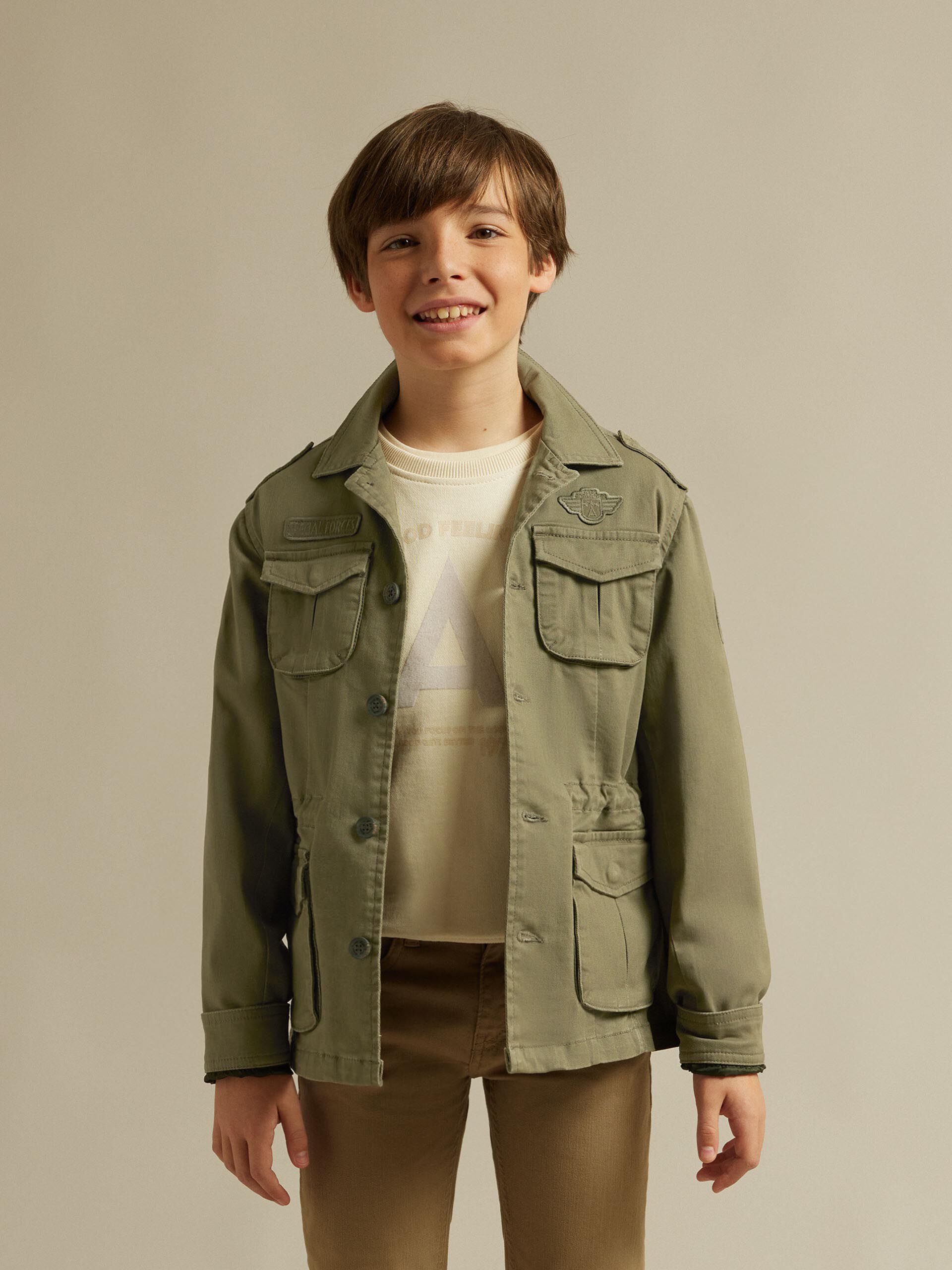 Chaqueta shop militar niño