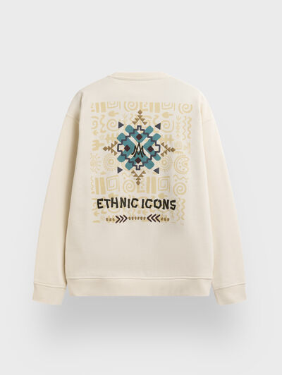 SUDADERA ETHNIC CRUDO
