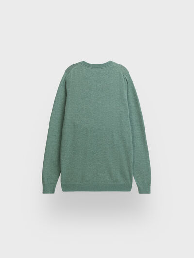 JERSEY V-NECK KIDS VERDE
