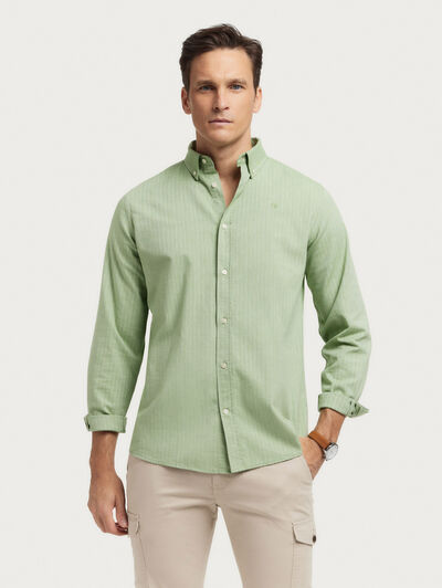CAMISA FLANNEL ESPIGA VERDE