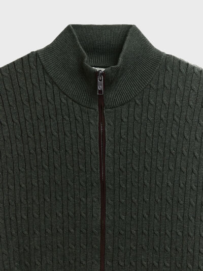 CARDIGAN OCHOS VERDE