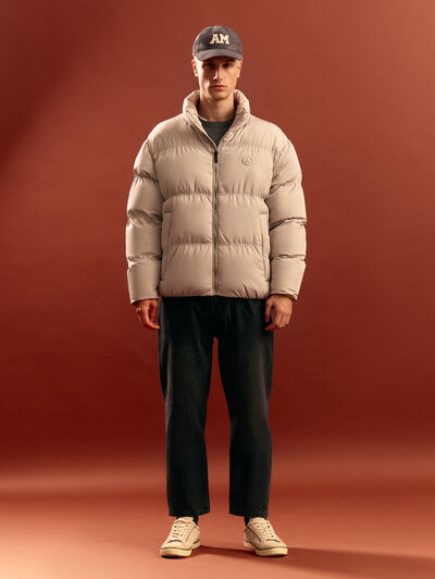CAZADORA BOXY BEIGE
