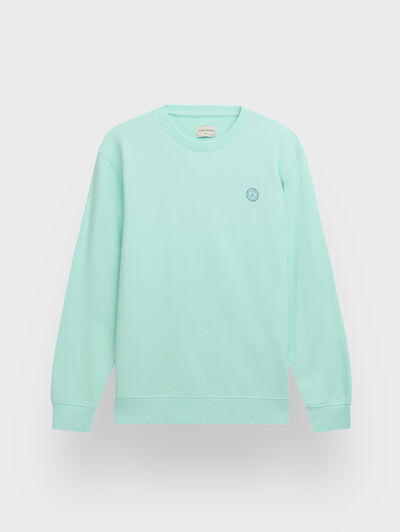 SUDADERA BASIC SPRING VERDE