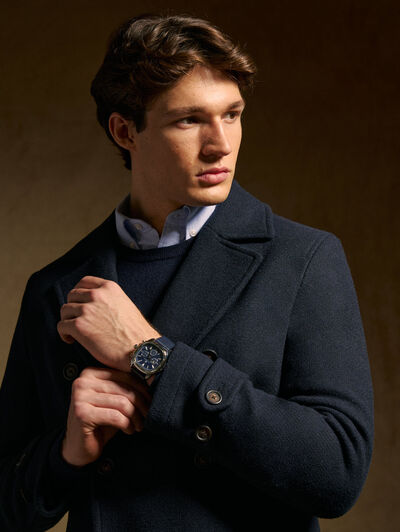 ABRIGO BREM AZUL MARINO