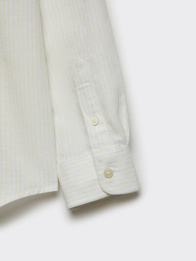 CAMISA LINO MAO KIDS AMARILLO