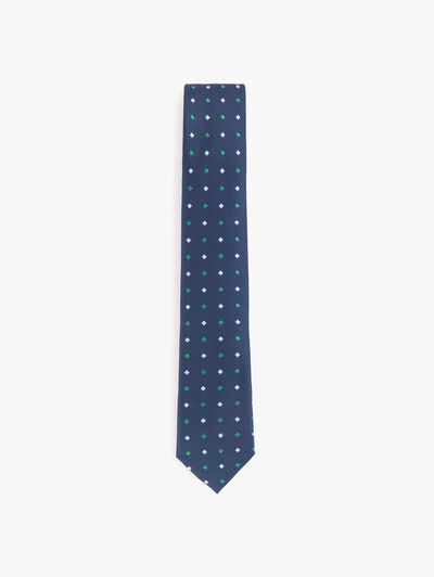 CORBATA JACQUARD MF KIDS AZUL MARINO