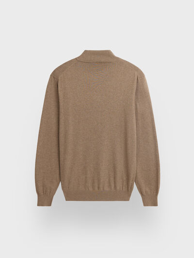 JERSEY BUTTON COLLAR